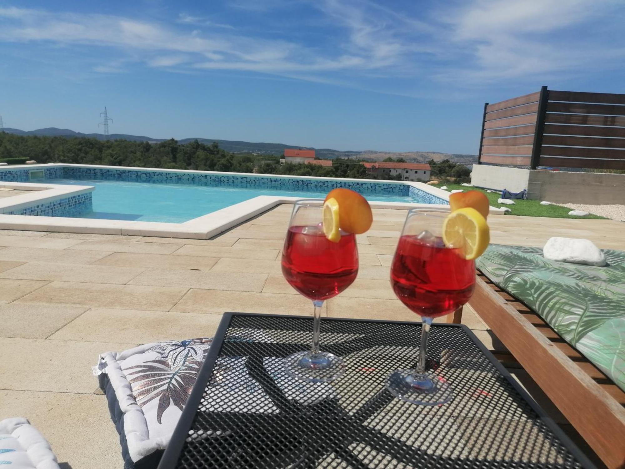 Villa Scolopax Rusticola Skradin With Heated Pool Exterior photo